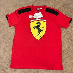 Ferrari by Puma Dry Fit Red T-Shirt